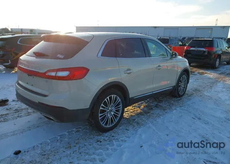 2016 Lincoln Mkx Reserve z USA, uszkodzony, nr VIN 2LMTJ8LR7GBL35509